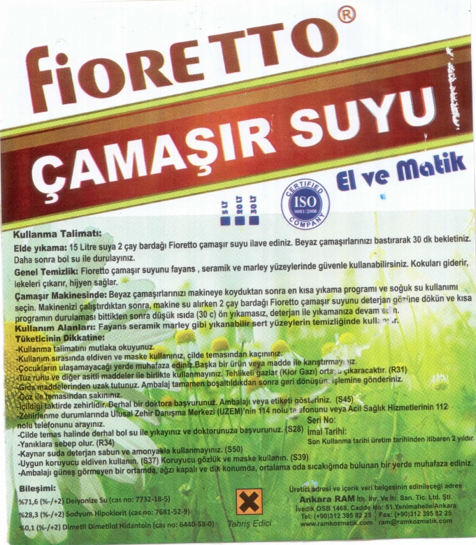 çamaşır suyu